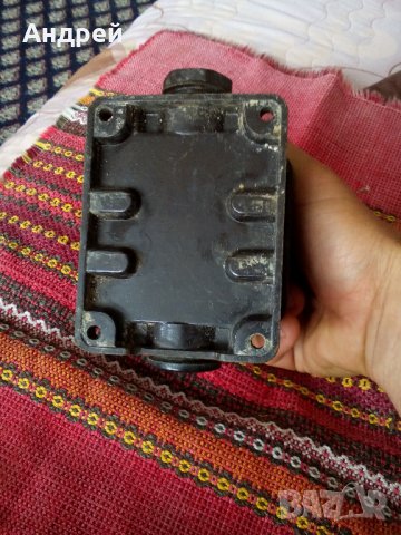 Старинен електрически контакт #5, снимка 7 - Антикварни и старинни предмети - 22932642