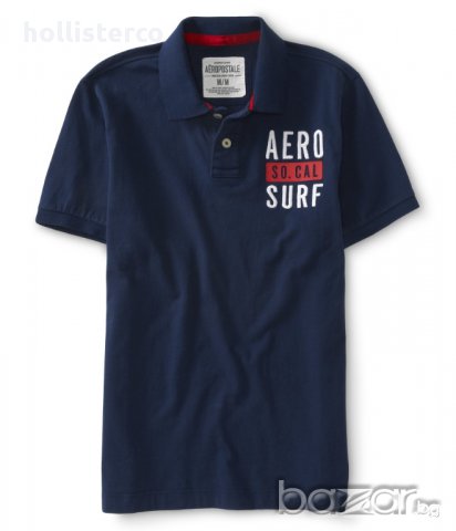 [-40%] Aéropostale - аero so. cal surf jersey polo, снимка 1 - Тениски - 11187530
