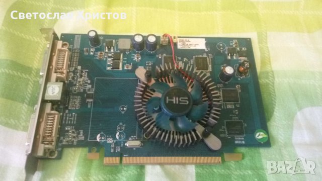 Продавам видео карта: HIS ATI Radeon HD3650 512MB 128bit DDR2 2xDVI TV 