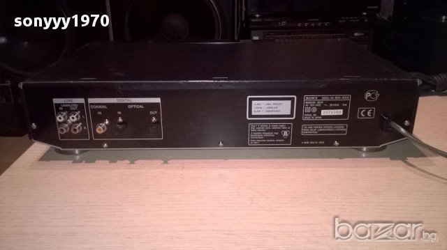 Sony mds-je520-minidisc deck-made in japan-внос швеицария, снимка 12 - Ресийвъри, усилватели, смесителни пултове - 15322286