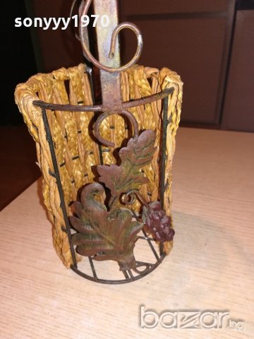 поставка за вино-метална с оплетка-40х12см-внос швеицария, снимка 12 - Колекции - 20310658