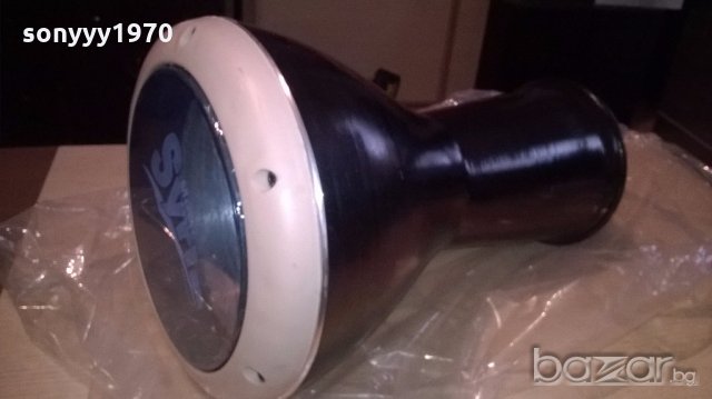 ГОЛЯМА с черно графитен цвят-тарамбука от сирия-40х25см, снимка 4 - Ударни инструменти - 19987353