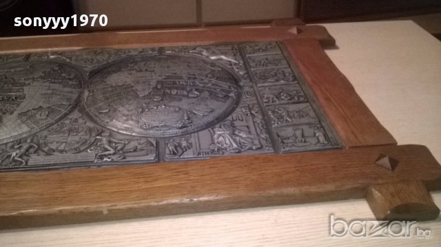 sold out//ПОРЪЧАНА-Масивна картина-олово/дърво 95/57см-внос швеицария, снимка 16 - Антикварни и старинни предмети - 16707329