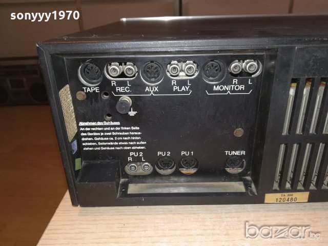 telefunken ta350 hifi amplifier-за ремонт-внос швеицария, снимка 15 - Ресийвъри, усилватели, смесителни пултове - 21305324