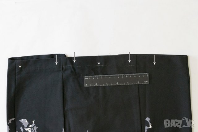 Памучна, леко еластична пола тип молив марка Selfie - M, снимка 5 - Поли - 22928608