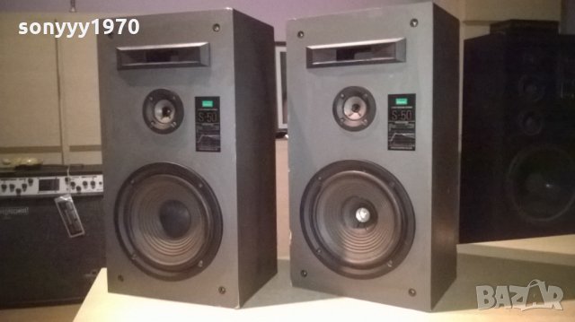 sansui s-50 2бр тонколони-51х27х20см-внос швеицария, снимка 5 - Тонколони - 24230729