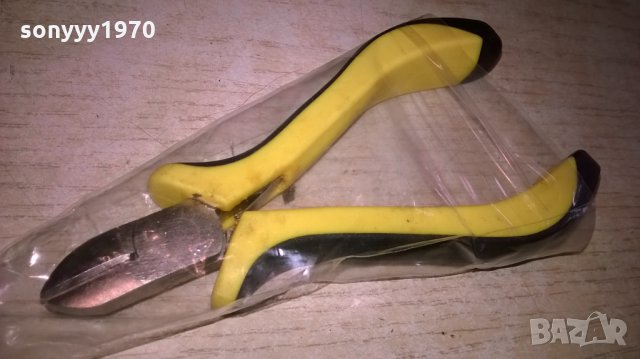 Клещи резач от калена стомана с ергономични гумени дръжки. Дължина - 11.5см., снимка 7 - Клещи - 25373613