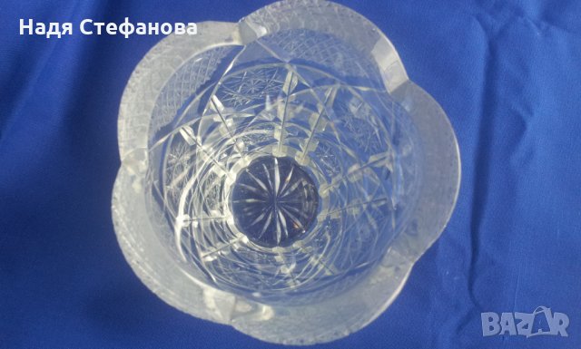 Две кристални вази различни, снимка 4 - Вази - 25563166