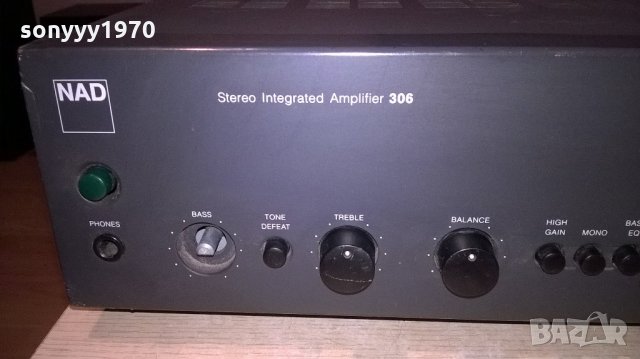 nad model 306-stereo amplifier-england, снимка 8 - Ресийвъри, усилватели, смесителни пултове - 22137884