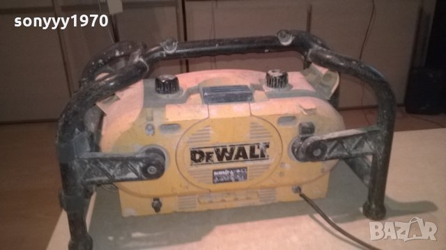 dewalt-строително радио за ремонт-внос англия, снимка 11 - Ресийвъри, усилватели, смесителни пултове - 26108670