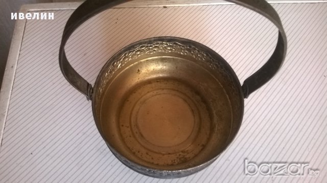 стара посребрена купичка, снимка 2 - Антикварни и старинни предмети - 14320021