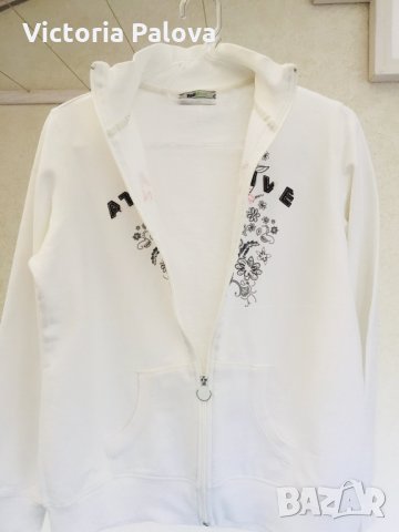 Памучна спортна блуза,суитчър, снимка 3 - Блузи с дълъг ръкав и пуловери - 23708315