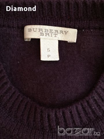 100% Burberry BRIT оригинален дамски пуловер XS, снимка 11 - Блузи с дълъг ръкав и пуловери - 16429359