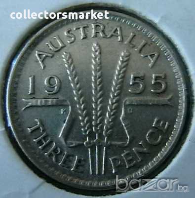3 пенса 1955, Австралия
