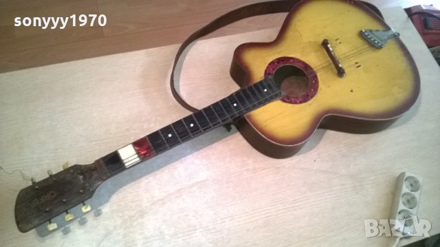 ПОРЪЧАНА-АНТИК-orfeus-ретро колекция-китара-102х40х8см