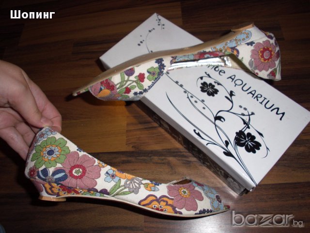 Красиви обувки с цветя, н.39, снимка 3 - Други - 16069523