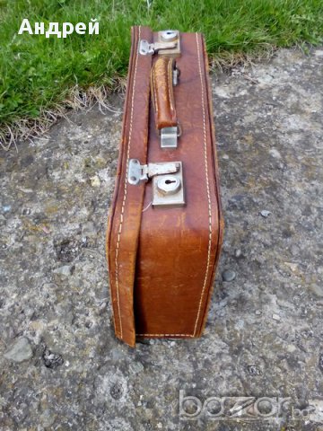 Кожено куфарче, снимка 3 - Антикварни и старинни предмети - 17833284