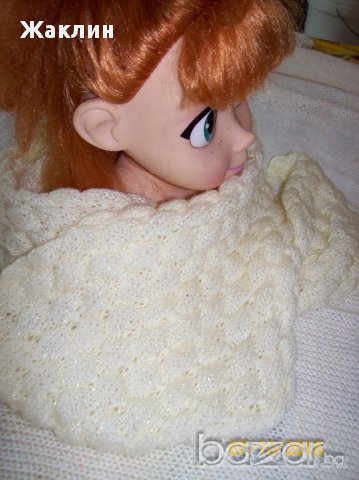 Шал, шал-снуд - ръчна изработка, снимка 8 - Шапки - 16544729