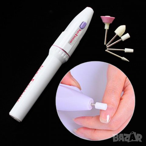 Безжична машинка за маникюр и педикюр с 5 приставки +калъфче и ръководство, снимка 3 - Продукти за маникюр - 23527670