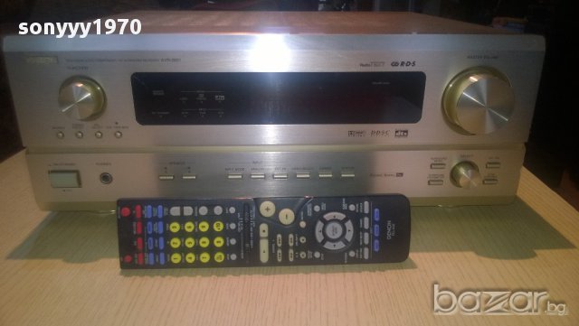 denon avr-2801-7-chanel saraund receiver-3-optical-8-s video-japan-от швеицария, снимка 10 - Ресийвъри, усилватели, смесителни пултове - 9062669