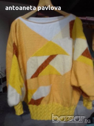 плетен  пуловер 
