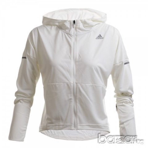 Ново яке Adidas Pure X Running Jacket in White, снимка 5 - Спортни екипи - 19536947