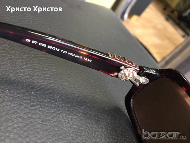 Слънчеви очила Chrome Hearts Widow's Tear BT C02 реплика клас ААА+, снимка 5 - Слънчеви и диоптрични очила - 16542881