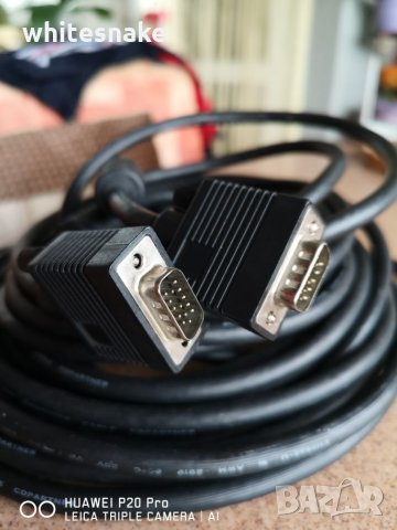 High quality cable VGA to VGA 10 m. , снимка 2 - Кабели и адаптери - 25269472