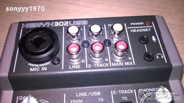 behringer-xenyx 302 usb-внос швеицария, снимка 14 - Ресийвъри, усилватели, смесителни пултове - 19573939