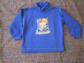 Ватирано детско поло в турско синьо с щампа, ново, номер 30 , снимка 3