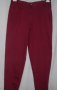 Червени еластични дънкови панталони с висока талия / голям размер, снимка 1 - Панталони - 17269665