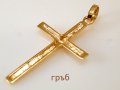 Златен кръст, изчистен модел 1.76 грама / 14 карата, снимка 3