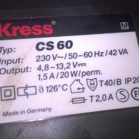 kress cs60-made in germany-charger battery-внос швеция, снимка 10 - Винтоверти - 25398538