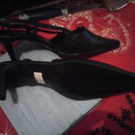 Продавам дамски черни обувки, снимка 3 - Дамски обувки на ток - 14252584