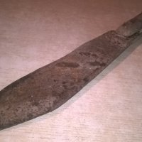 стар нож-антика-40х7см-метален с дървена дръжка, снимка 8 - Колекции - 26171384