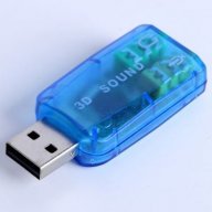 USB звукова карта и USB конвентори, снимка 2 - Видеокарти - 18322401