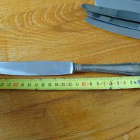 Лот посребрени ножове за хранене Burberg & Co Mettmann, снимка 6 - Колекции - 24559347