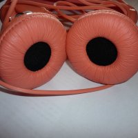 Страхотни, качествени слушалки в розово, тип WESC, снимка 4 - Слушалки, hands-free - 23030773