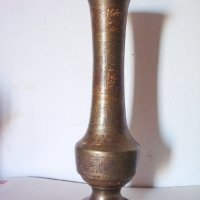 Стара бронзова ваза 3, снимка 5 - Антикварни и старинни предмети - 23117306