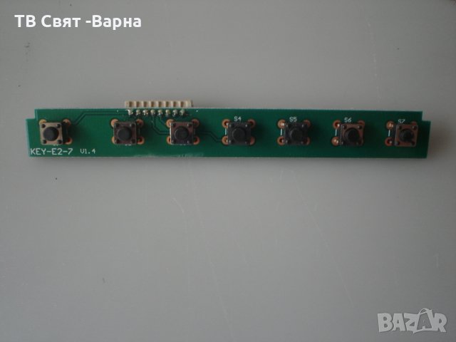 Control Button KEY-E2-7 V1.4 TV SHARP LC-55CFE352E, снимка 1