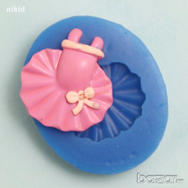 мини рокличка молд форма силиконова украса торта фондан шоколад и др, снимка 1