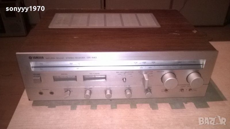 yamaha cr-440 stereo receiver-made in japan-280watts-swiss, снимка 1
