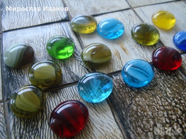 огромно разнообразие от стъклени перли, снимка 1