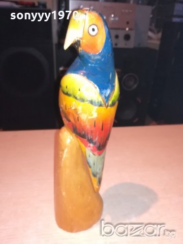 ретро колекция-папагал-дърво/лак-33х10см-внос франция, снимка 17 - Антикварни и старинни предмети - 20245035