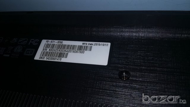 Лаптоп ACER F5-571- I3-5005U/8GB/750GB, снимка 7 - Лаптопи за дома - 19828575