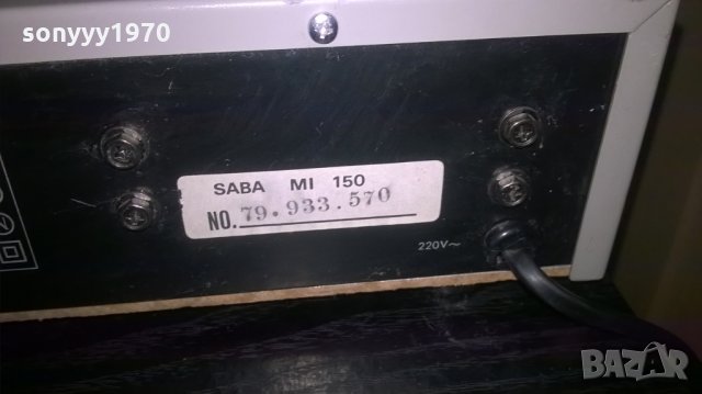 &Saba amplifier-внос швеицария, снимка 11 - Ресийвъри, усилватели, смесителни пултове - 25132843