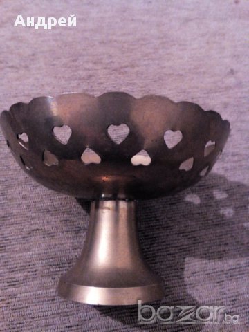 Бронзова купа, снимка 5 - Антикварни и старинни предмети - 17712892
