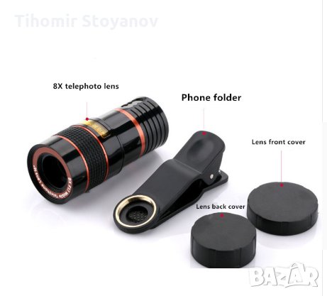 Бинокъл за камера на телефон смартфон smartphone оптичен Zoom 16x, снимка 5 - Селфи стикове, аксесоари - 21771990