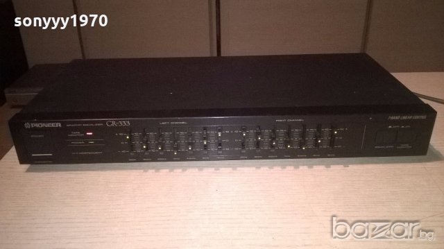 pioneer gr-333 equalizer-made in japan-внос англия, снимка 2 - Ресийвъри, усилватели, смесителни пултове - 18347568