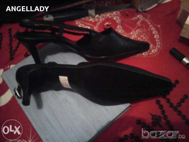 Продавам дамски черни обувки, снимка 3 - Дамски обувки на ток - 14252584